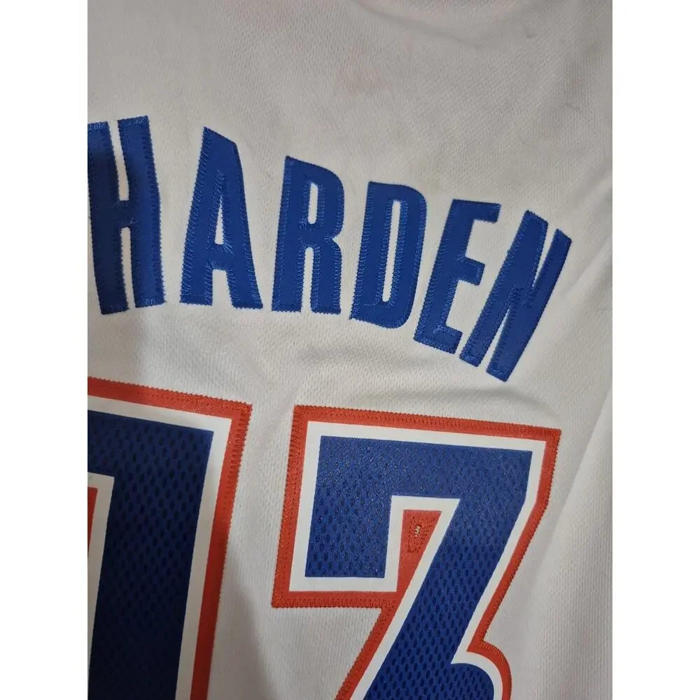 💥 Rare Adidas NBA Oklahoma City Thunder James Harden Basketball Jersey D6